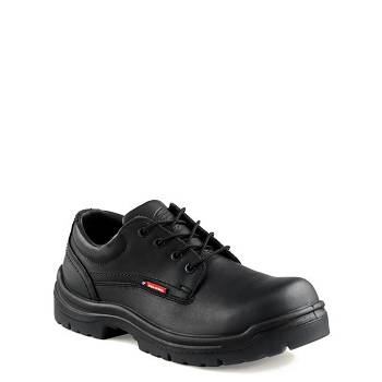 Red Wing King Toe Soft Toe Oxford - Cierne Pracovne Topanky Panske, RW391SK